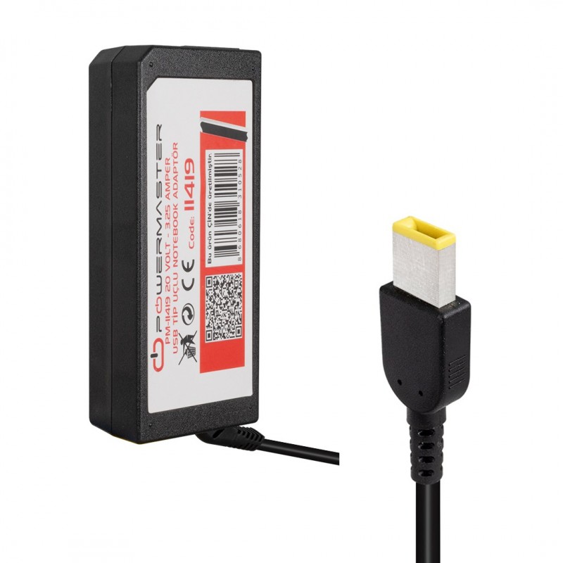 POWERMASTER 20 VOLT - 4.5 AMPER 7.95.5 UÇLU IBM NOTEBOOK ADAPTÖR