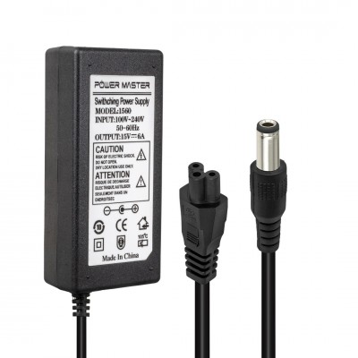 POWERMASTER PM-31062 15 VOLT - 6 AMPER 6.3*3.0 UÇLU TOSHIBA NOTEBOOK ADAPTÖR