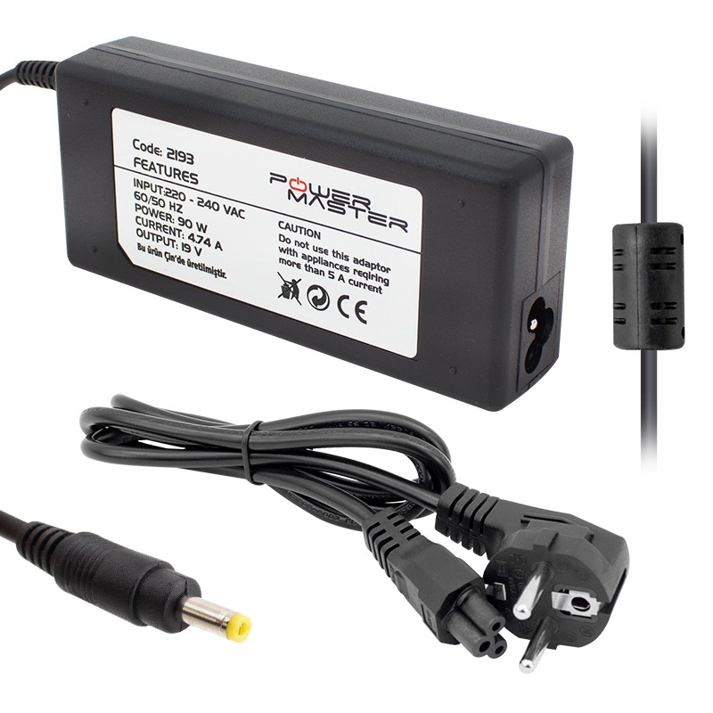 19 VOLT - 4.74 AMPER 4.8*1.7 UÇLU HP NOTEBOOK ADAPTÖR