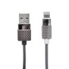 DABMOBİL METAL YAYLI IPHONE LIGHTNING 1 METRE USB DATA VE ŞARJ KABLOSU