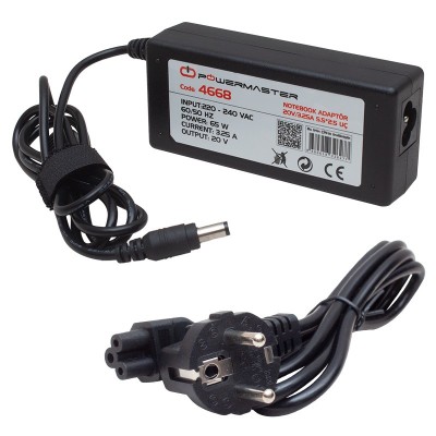 20 VOLT - 3.25 AMPER 5.5*2.5 AMPER IBM NOTEBOOK ADAPTÖR