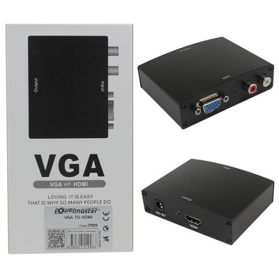  VGA TO HDMI DÖNÜŞTÜRÜCÜ ADAPTÖRLÜ