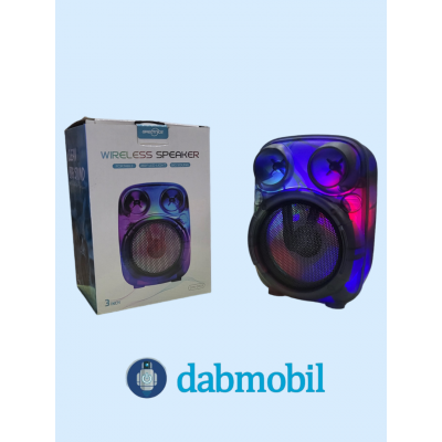  Taşınabilir Rgb Ledli Bluetooth Hoparlör Usb-Tf SD/USB- BLUETOOTH WİRELESS SPEAKER 8W