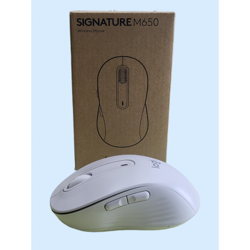 LOGITECH SIGNATURE M 650 MOUSE KIRIK BEYAZ