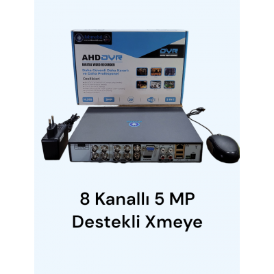  DABMOBİL 8 KANAL 1440P 5MP FULL HD AHD XMEYE KAYIT CİHAZI