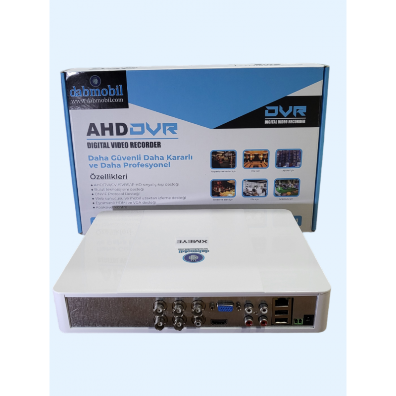 DABMOBİL XMEYE 4 KANAL 5MP 1140P AHD KAMERA KAYIT CİHAZI